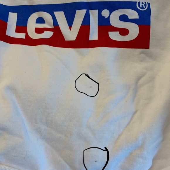 Levi’s logo cropped sweatshirt - Picture 3 of 4